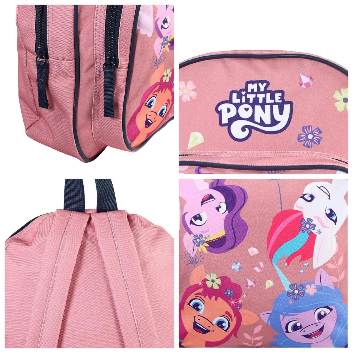 Bagtrotter Sac à dos maternelle 31 cm rose My Little Pony - Bagtrotter