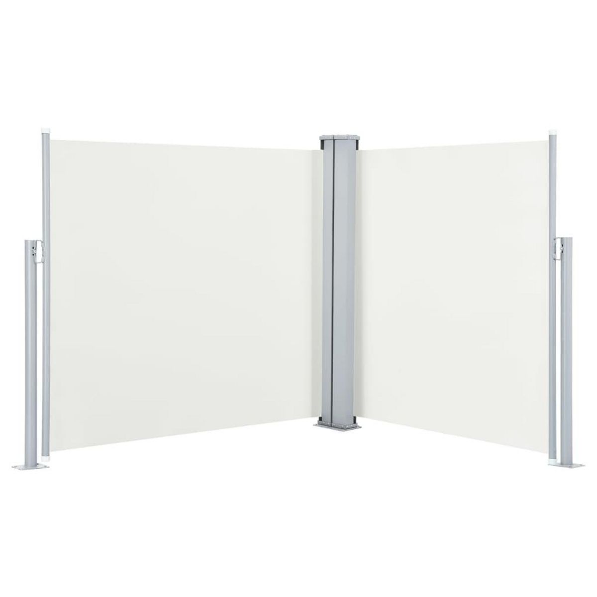VIDAXL Auvent lateral retractable Creme 120 x 600 cm