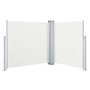 Voir la diapositive 2 : VIDAXL Auvent lateral retractable Creme 120 x 600 cm