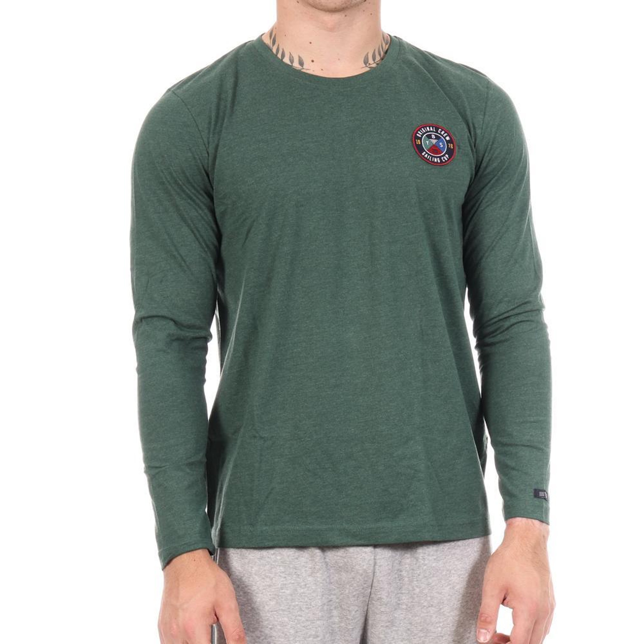 TBS T-shirt Vert Homme TBS Pierelon. Coloris disponibles : Vert