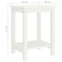 Voir la diapositive 6 : VIDAXL Table de chevet blanc 35x30x47 cm bois de pin massif
