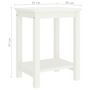 Voir la diapositive 6 : VIDAXL Table de chevet blanc 35x30x47 cm bois de pin massif