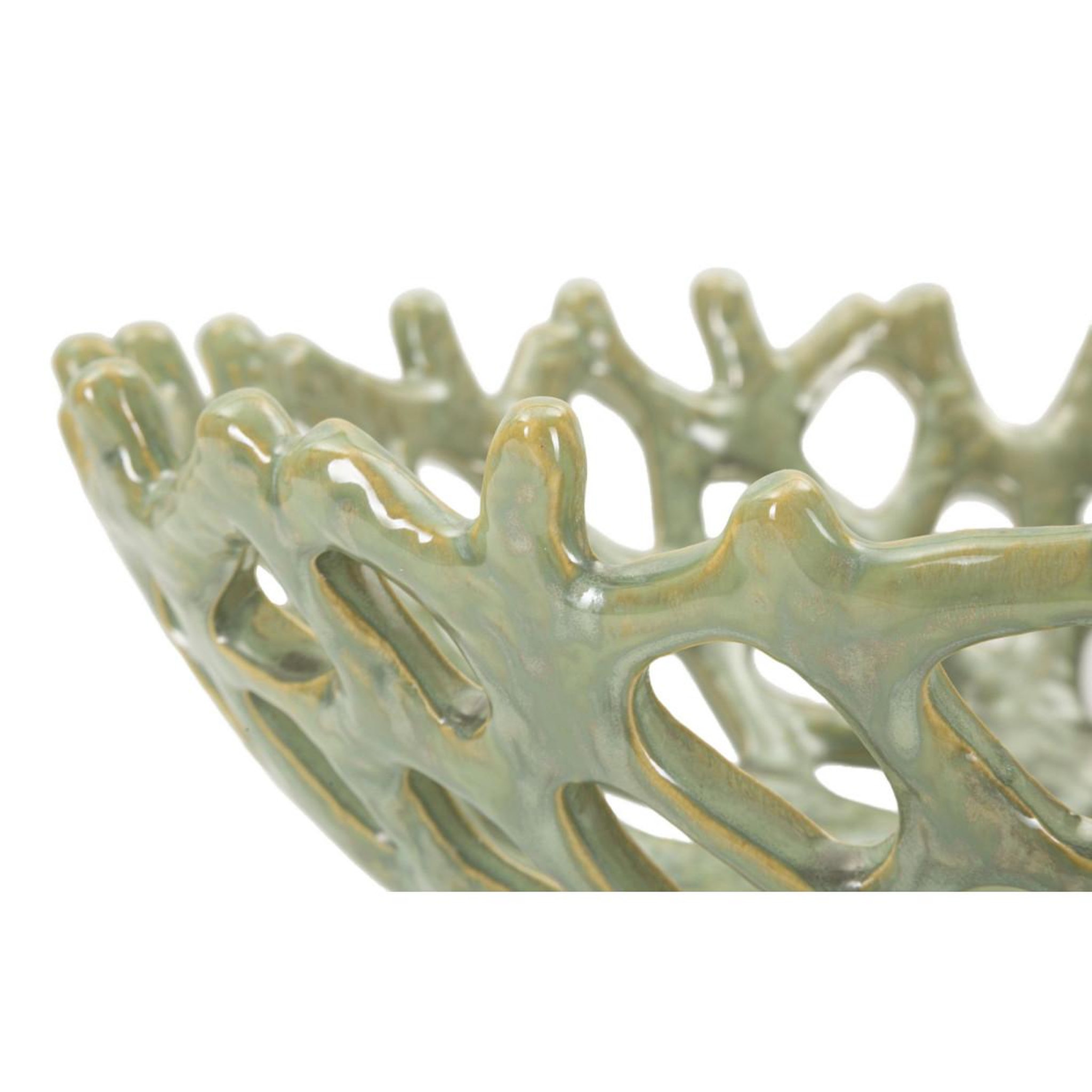 Voir la diapositive 3 : Paris Prix Vide-poche design  coral  35cm vert