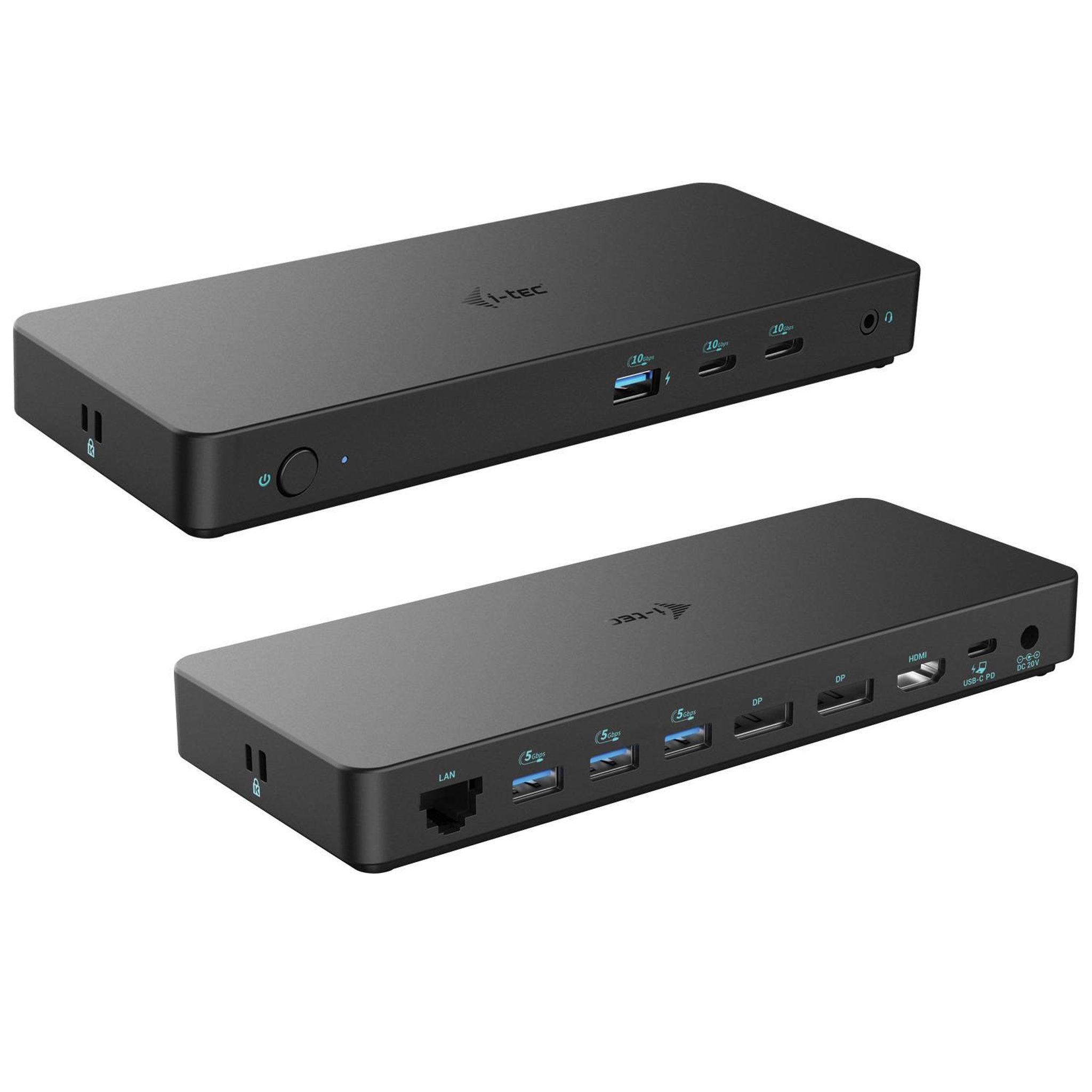 I-TEC I-tec c31tripledockpdpro2it station d'accueil avec fil usb 3.2 gen 1 (3.1 gen 1) type-c noir