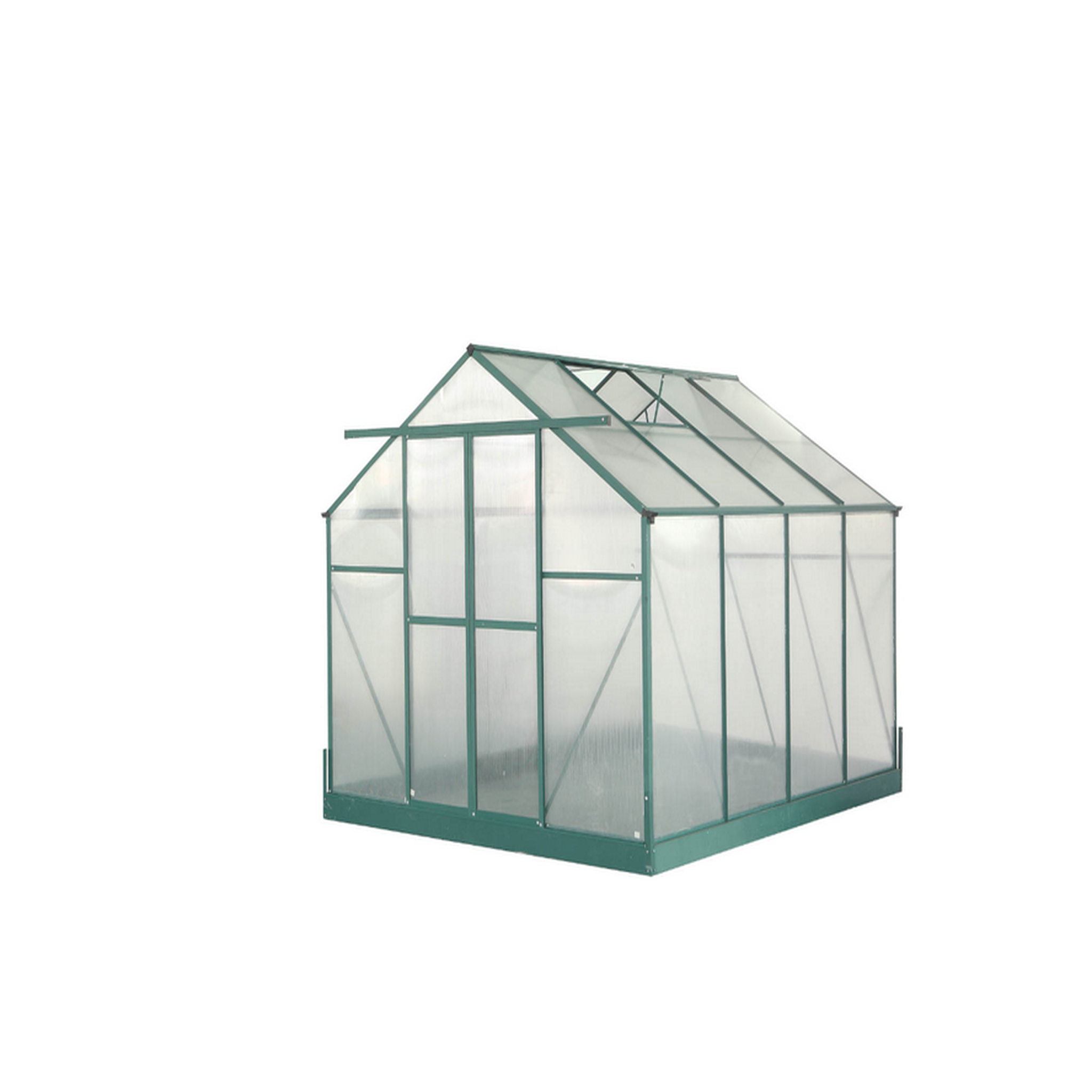 Voir la diapositive 2 : Hisense Serre jardin aluminium 7.44 m² vert - sr3024j