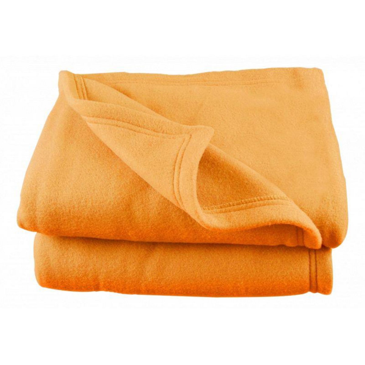 Poyet motte Couverture polaire  240 x 260 cm  Grande largeur  miel