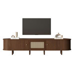 MERAX Meuble tv naturel 180 cm mdf