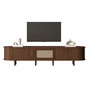 Voir la diapositive 1 : MERAX Meuble tv naturel 180 cm mdf