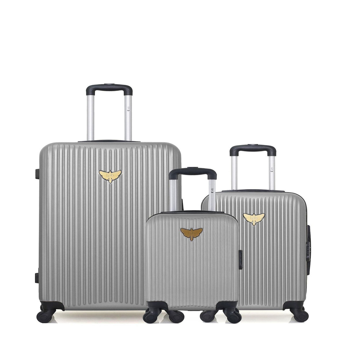 LES P'TITES BOMBES LPB LPB LUGGAGE - LOT DE 3 - Valises grand format, cabine et cabine XXS AGATA