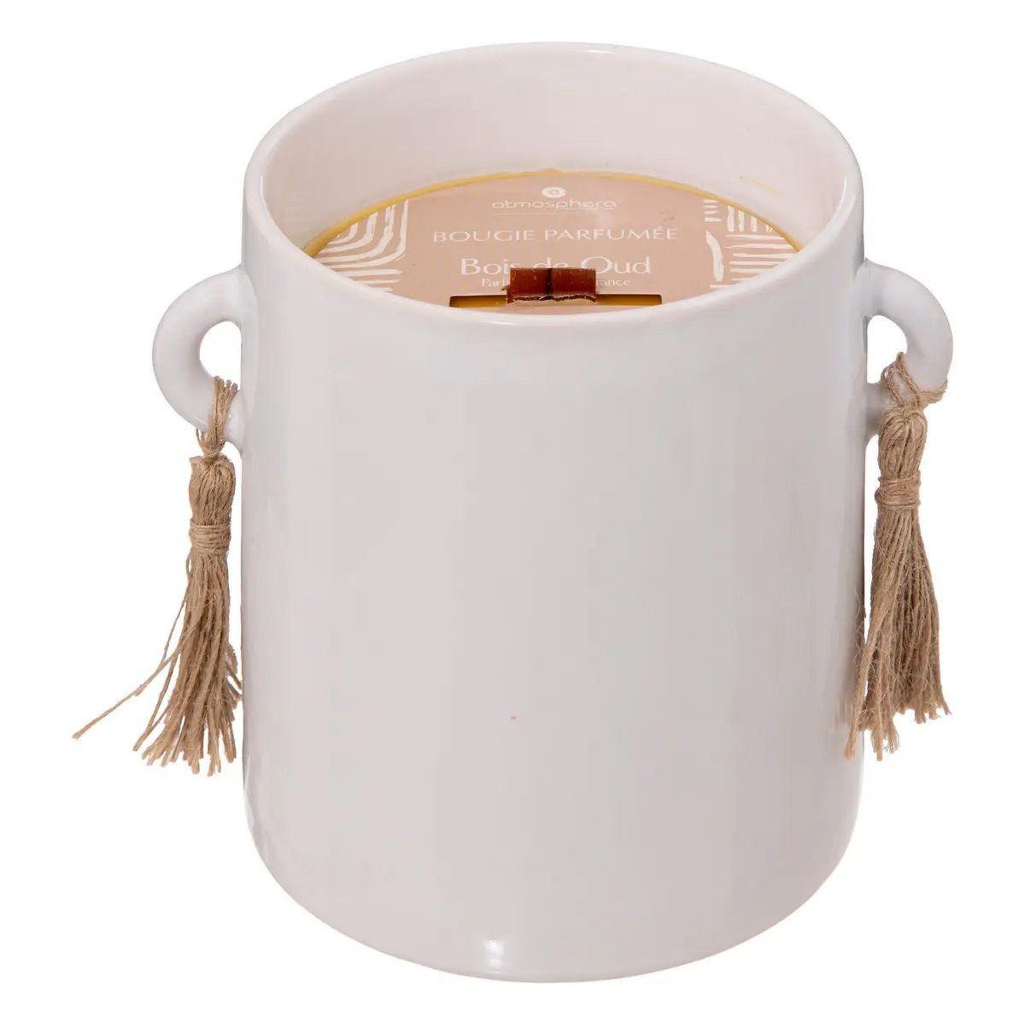 Voir la diapositive 2 : ATMOSPHERA Bougie parfumée  soleya  1000g bois de oud