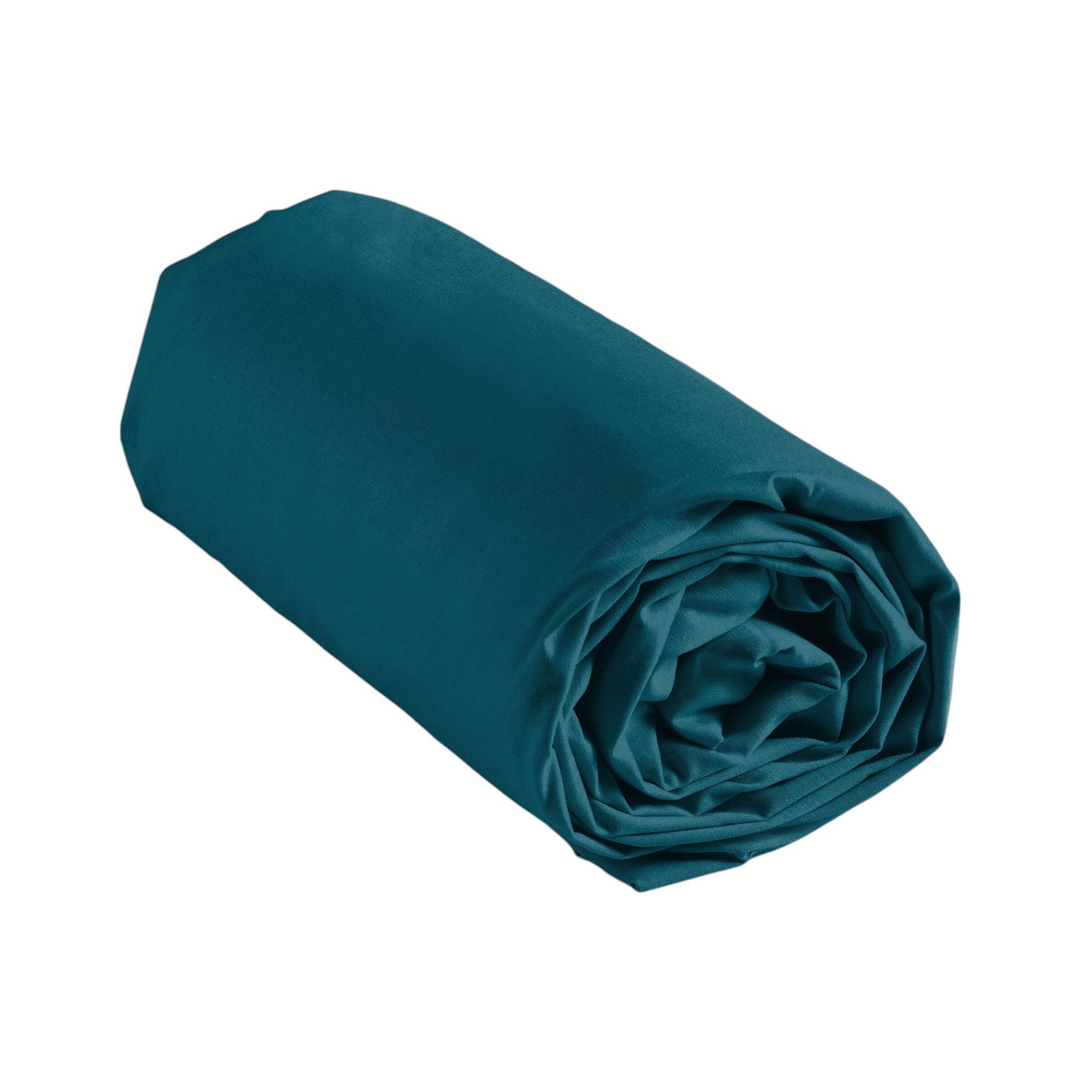 Voir la diapositive 1 : Eden Drap housse en coton line design et moderne