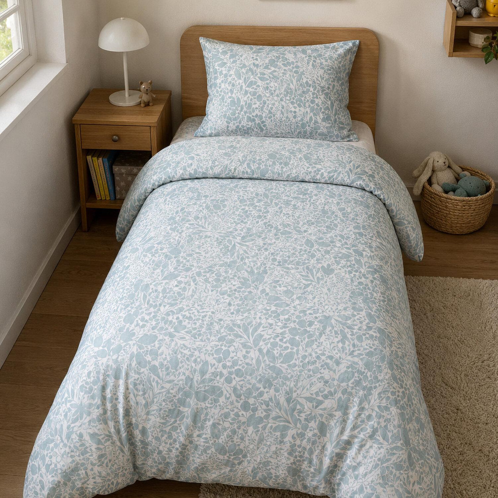 Voir la diapositive 1 : Home collection Parure housse de couette 100% coton 57 fils lina