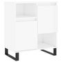 Voir la diapositive 2 : VIDAXL Buffet Blanc brillant 60x35x70 cm Bois d'ingenierie