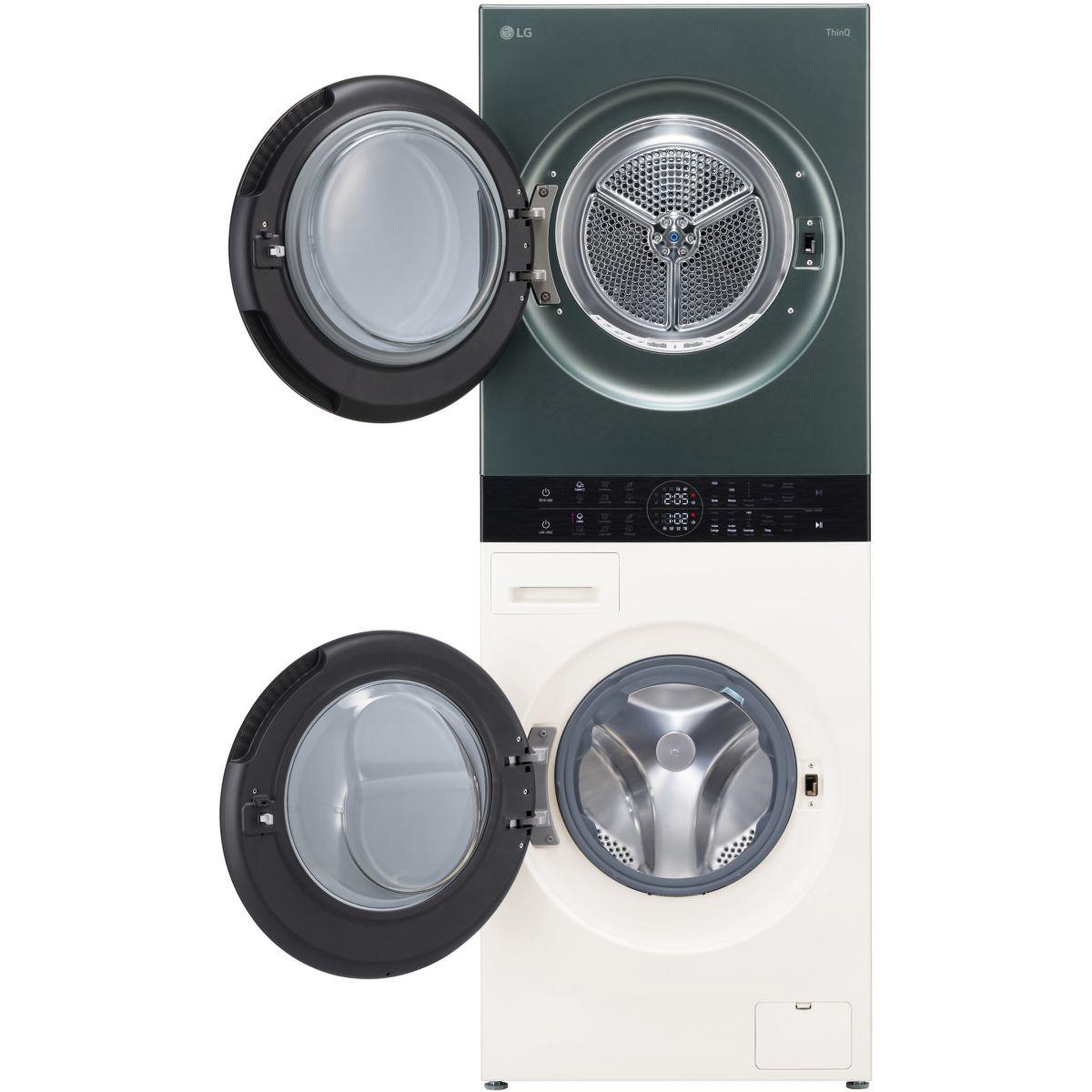 Voir la diapositive 3 : LG Lave linge séchant hublot f214wt8grbe washtower