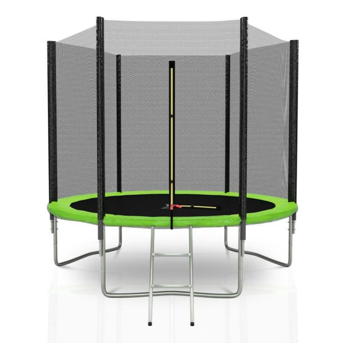 KAIA SPORTS Trampoline extérieur Deluxe 8Ft / ø244cm KAIA SPORTS Trampoline de jardin avec Filet, mousse de protection et échelle