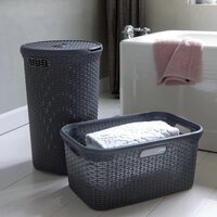 CURVER Curver Panier a linge Style 45 L Anthracite