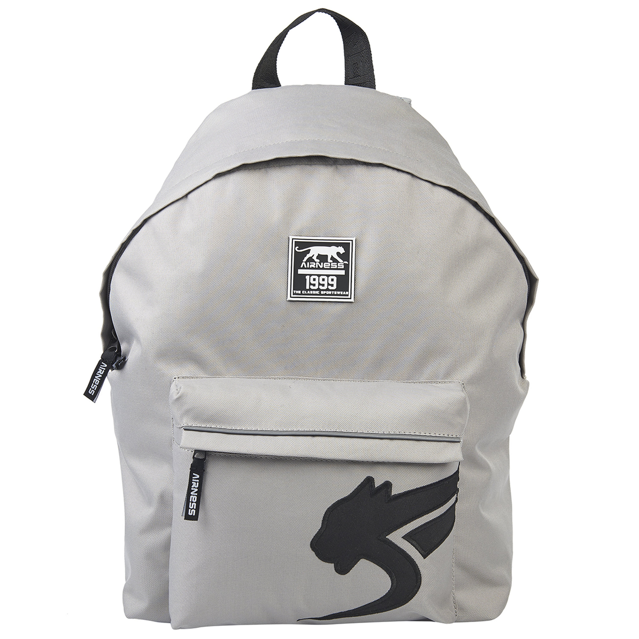 AIRNESS Sac à dos 1 compartiment gris et noir