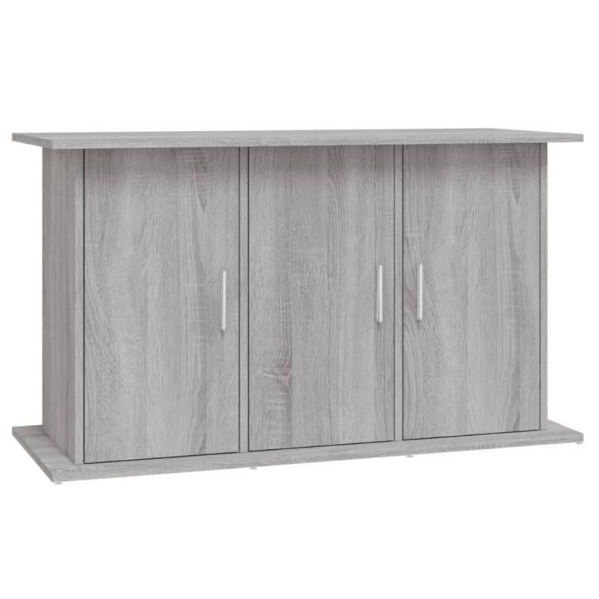 VIDAXL Support pour aquarium sonoma gris 101x41x58cm bois d ingénierie