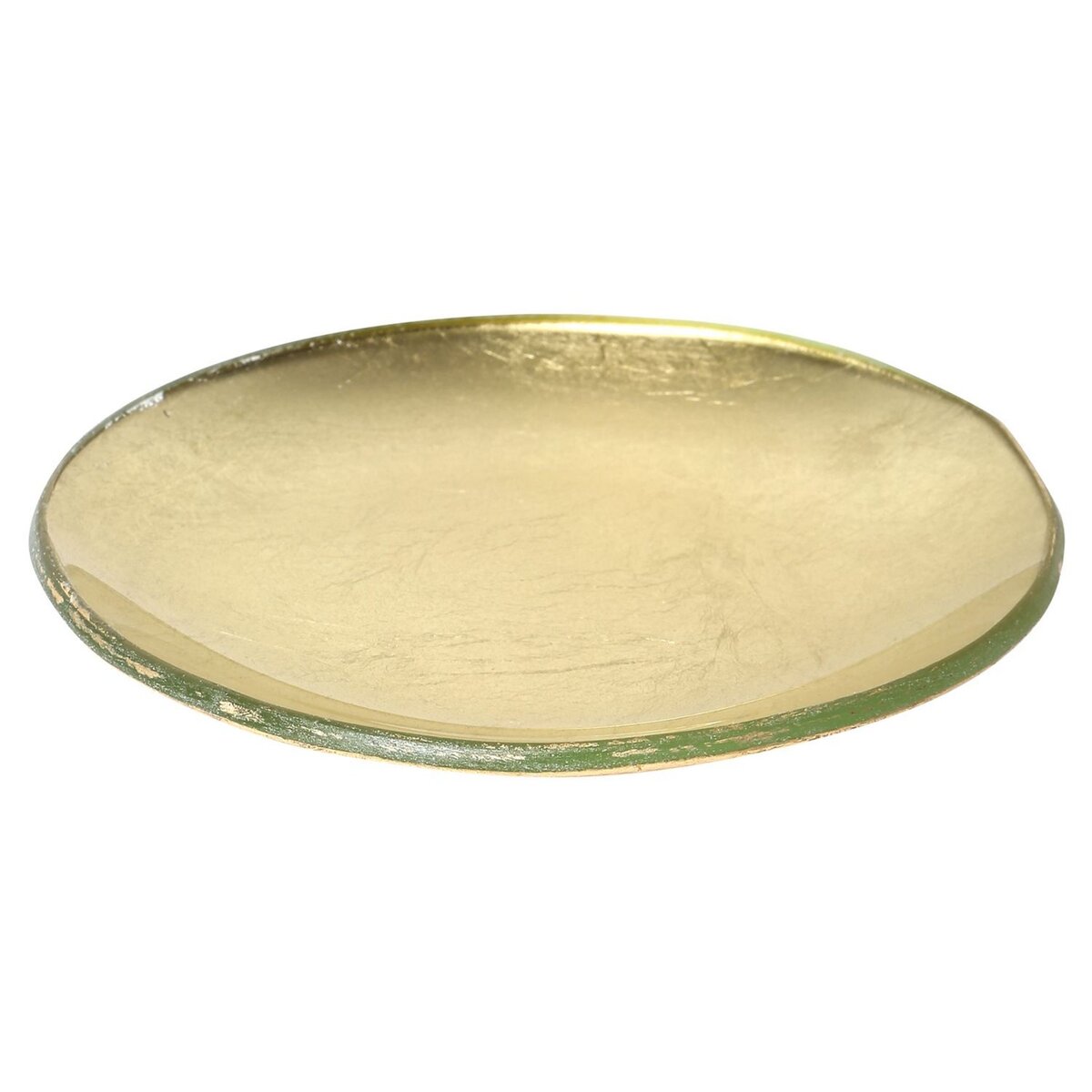 Plateau métal or 10 cm