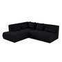 Voir la diapositive 2 : LISA DESIGN Onyx - canapé modulable d'angle gauche - 5 places - en tissu mailles 3d