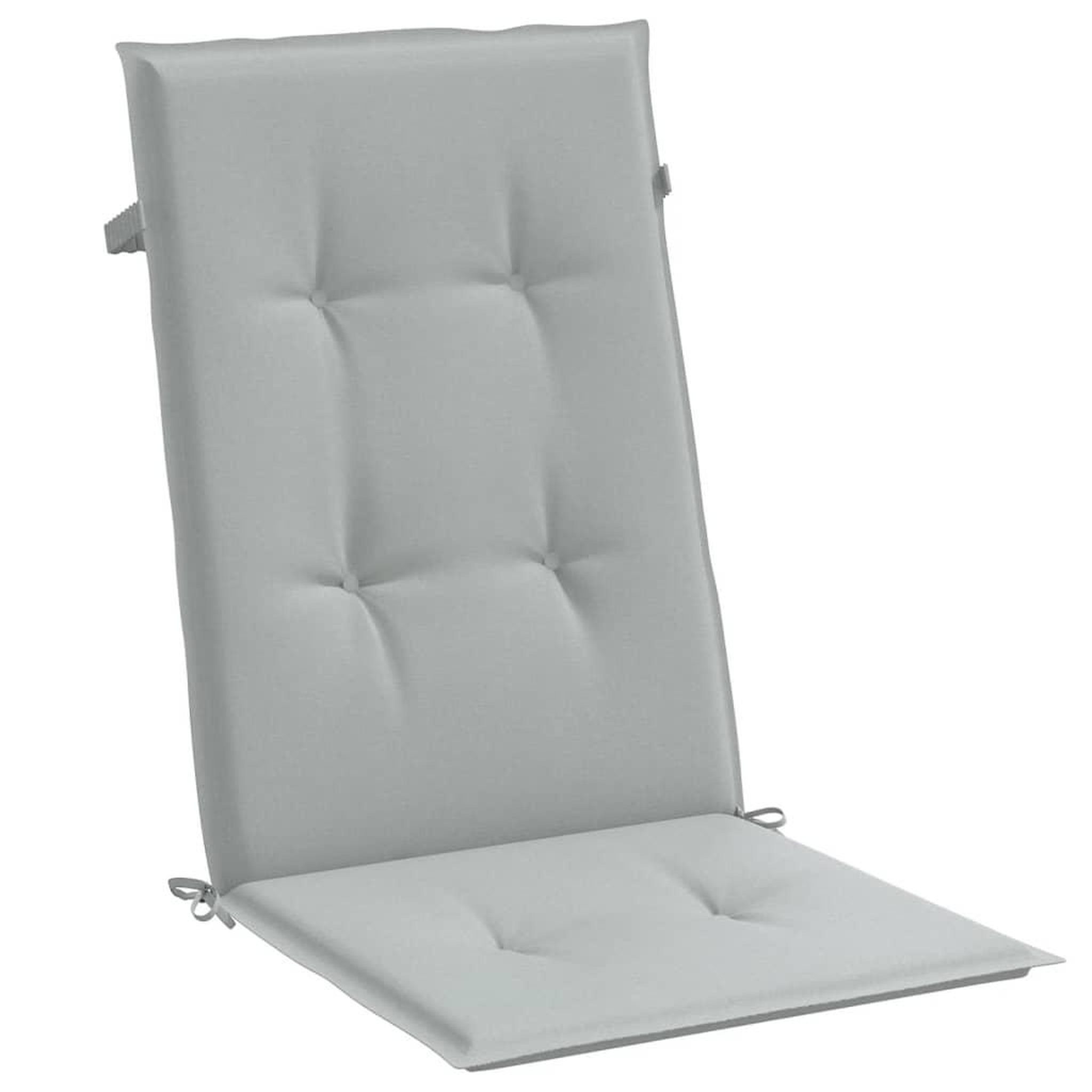 Voir la diapositive 5 : VIDAXL Coussins de chaise a dossier haut lot de 6 gris clair melange