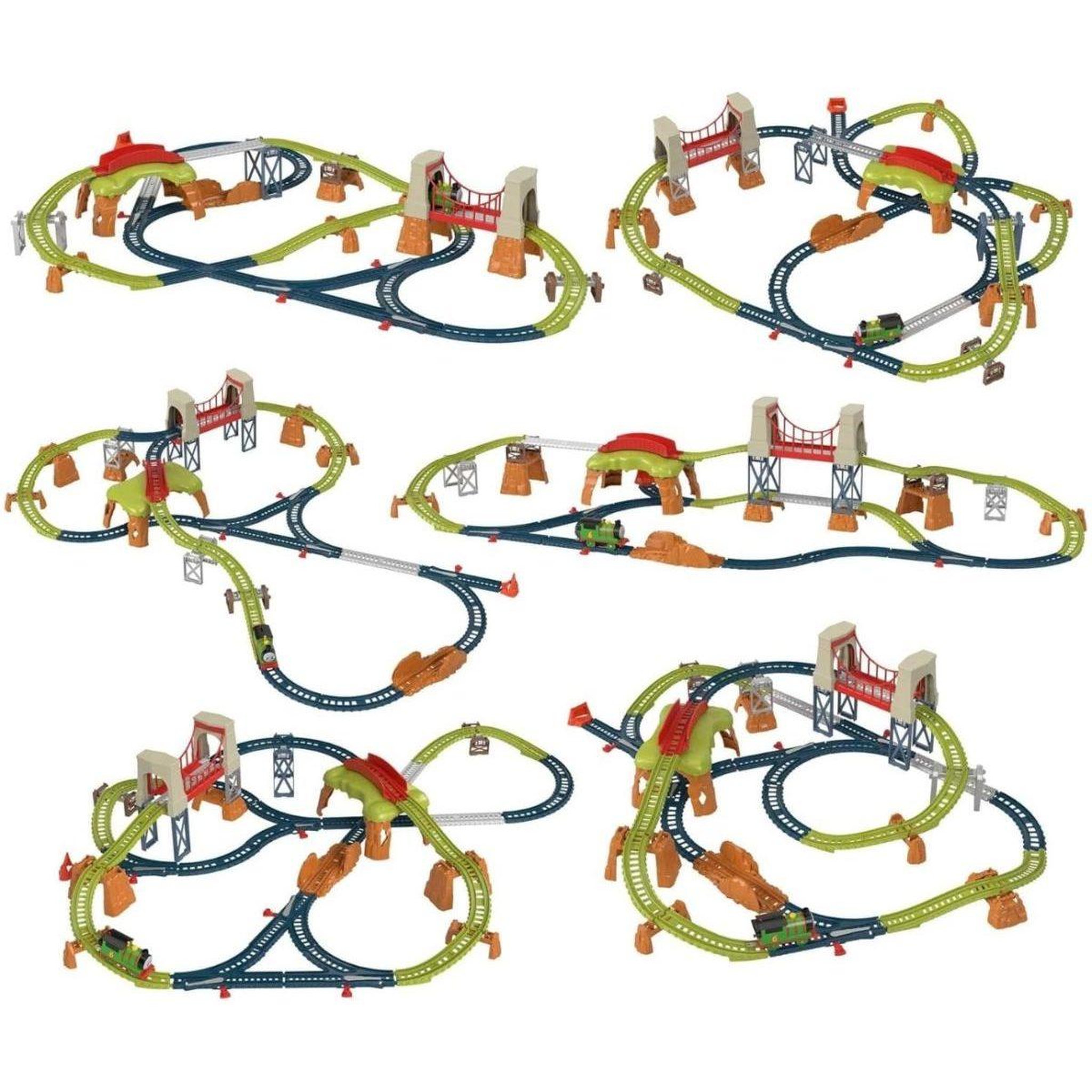 Voir la diapositive 4 : FISHER PRICE Circuit fisher-price hhn26 thomas et ses amis - coffret de rails 6 en 1
