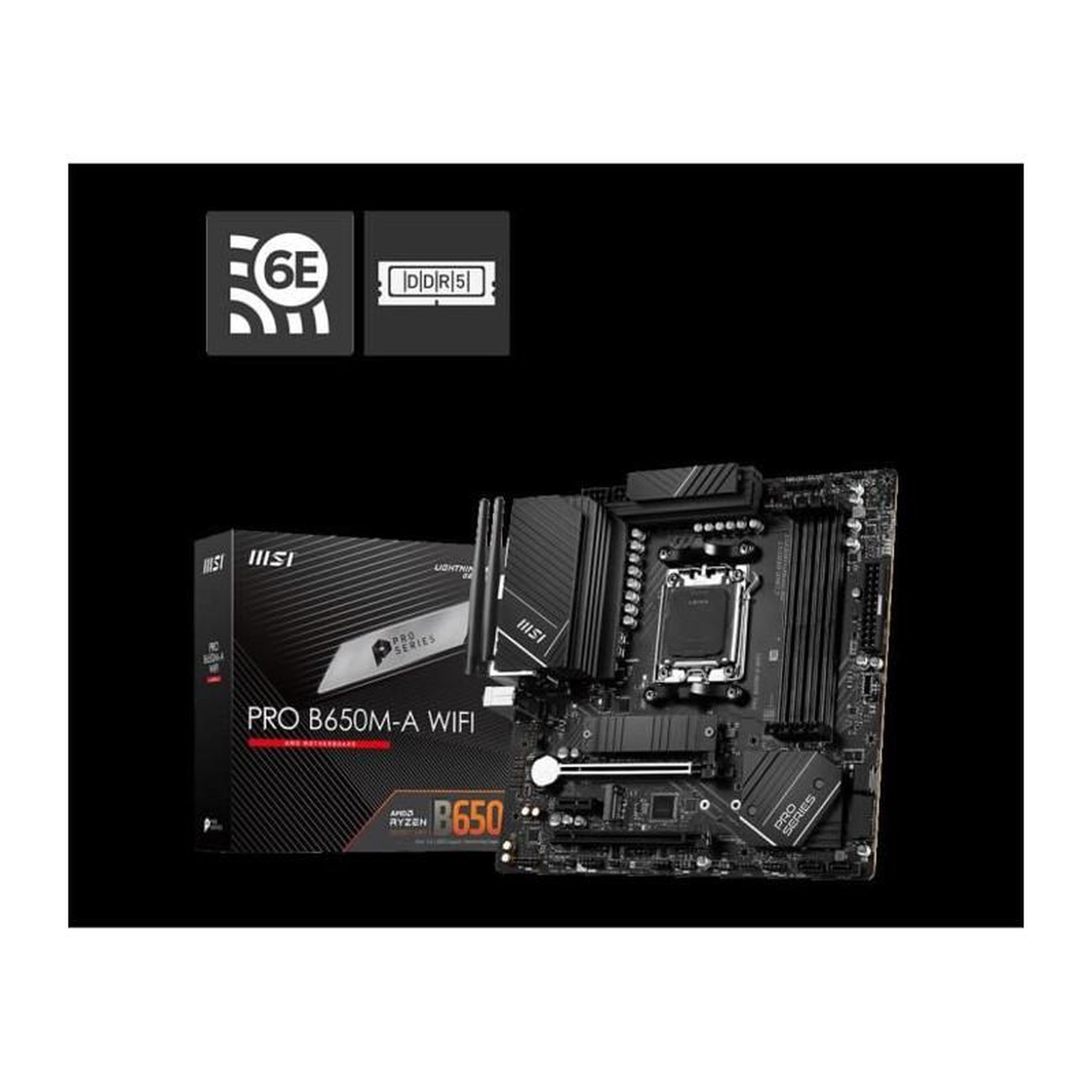 Voir la diapositive 3 : MSI PRO B650M A WIFI