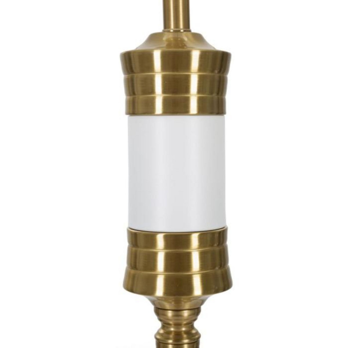 Paris Prix Lampadaire en Métal  Whity  160cm Blanc & Or