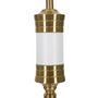 Voir la diapositive 2 : Paris Prix Lampadaire en Métal  Whity  160cm Blanc & Or