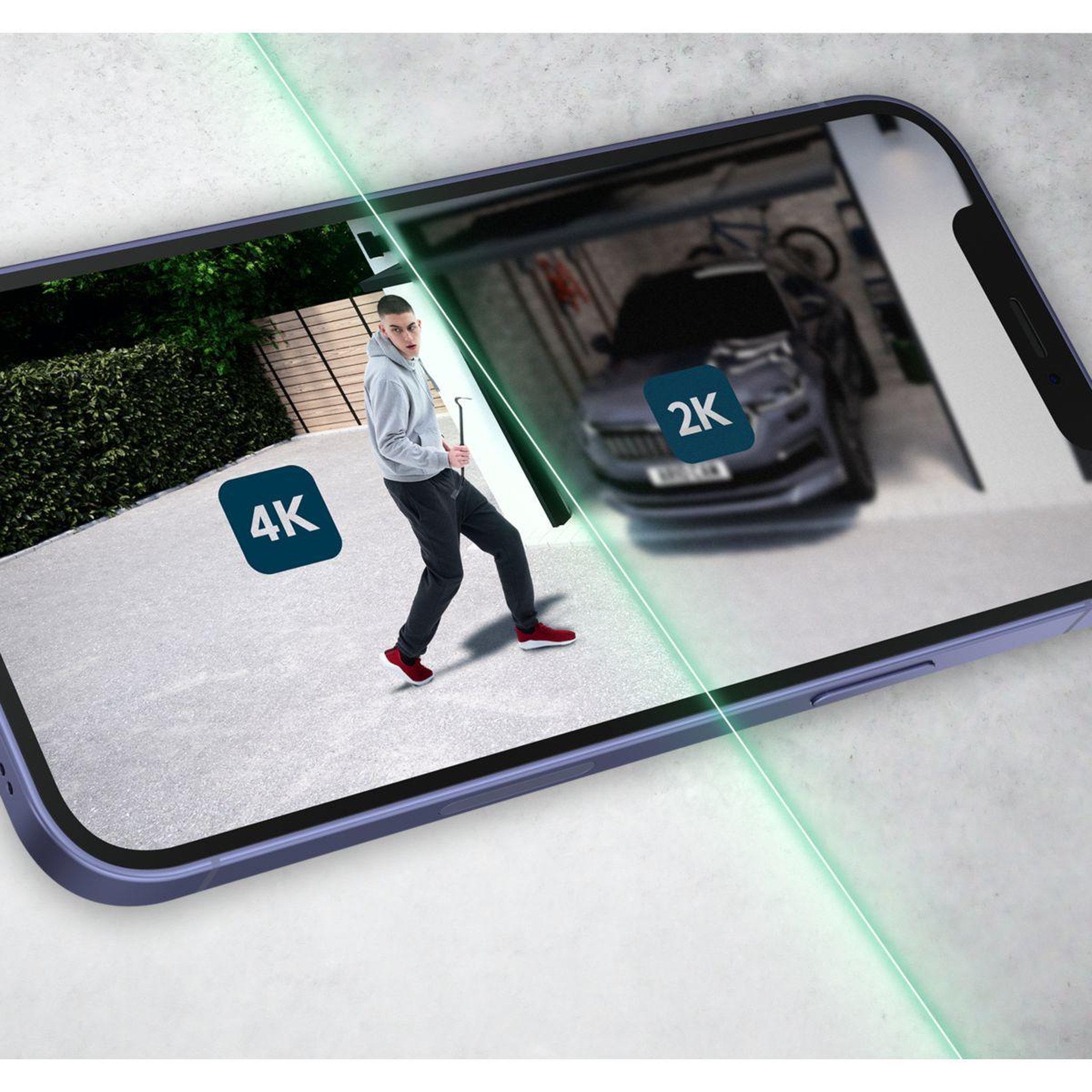 Voir la diapositive 4 : ARLO Caméra de surveillance 4 caméras extérieures blanches Ultra 2