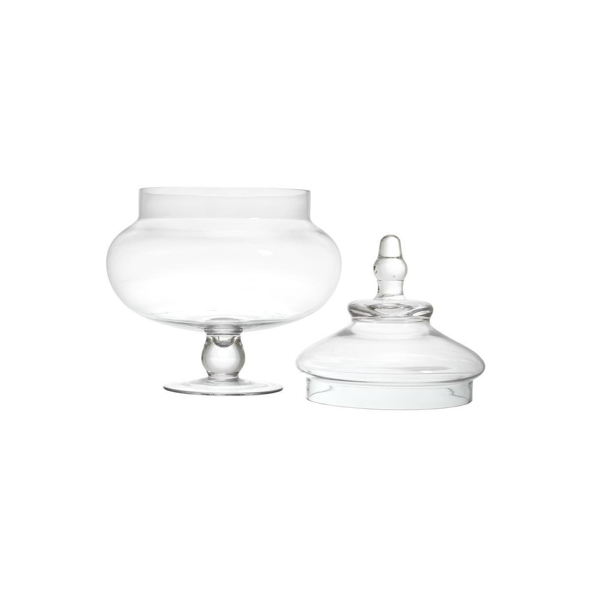 Voir la diapositive 2 : The Home Deco Factory Bonbonnière sur pied  sucrerie  29cm transparent