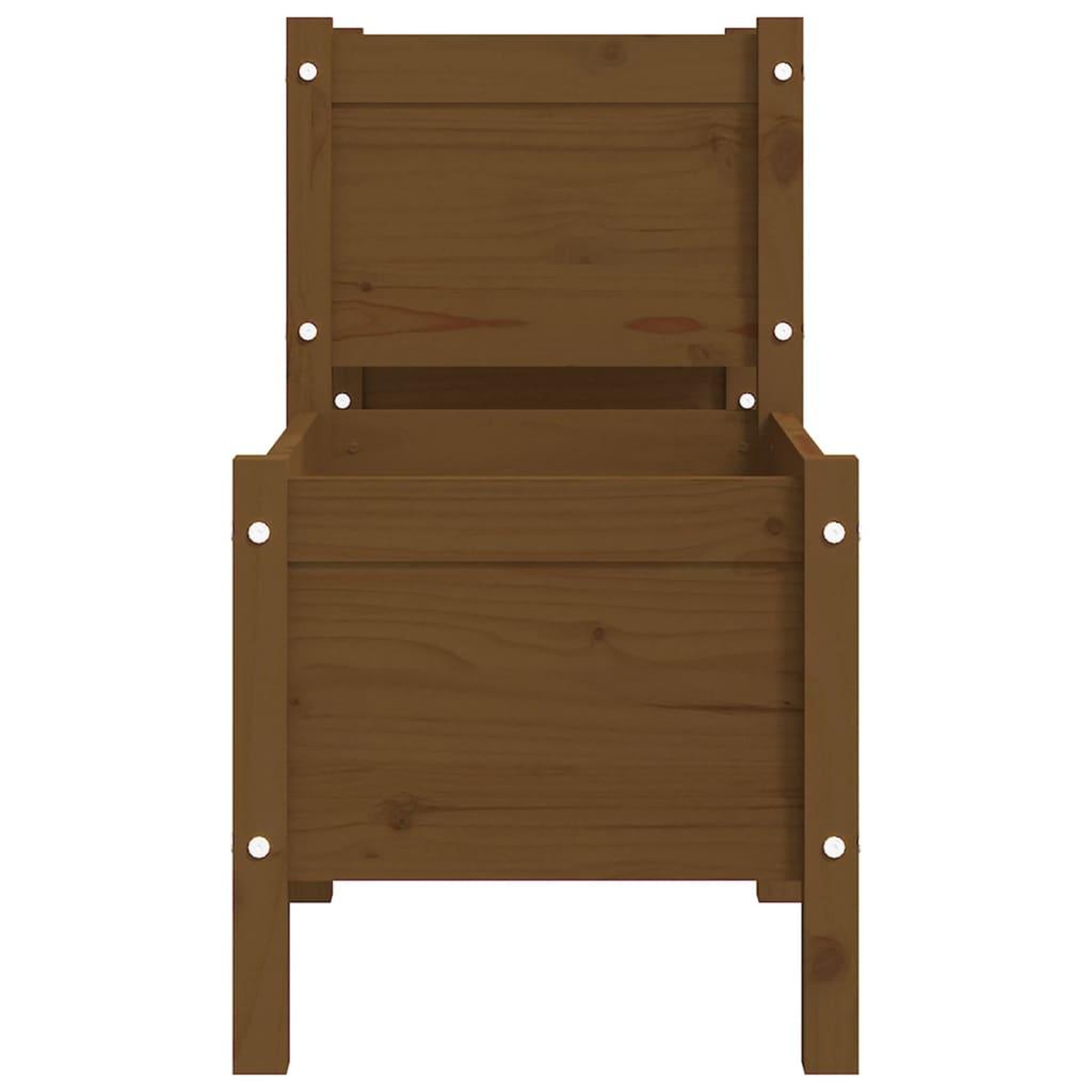 Voir la diapositive 5 : VIDAXL Jardiniere Marron miel 178,5x44x75 cm Bois massif de pin