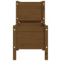 Voir la diapositive 5 : VIDAXL Jardiniere Marron miel 178,5x44x75 cm Bois massif de pin