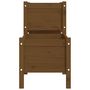 Voir la diapositive 5 : VIDAXL Jardiniere Marron miel 178,5x44x75 cm Bois massif de pin