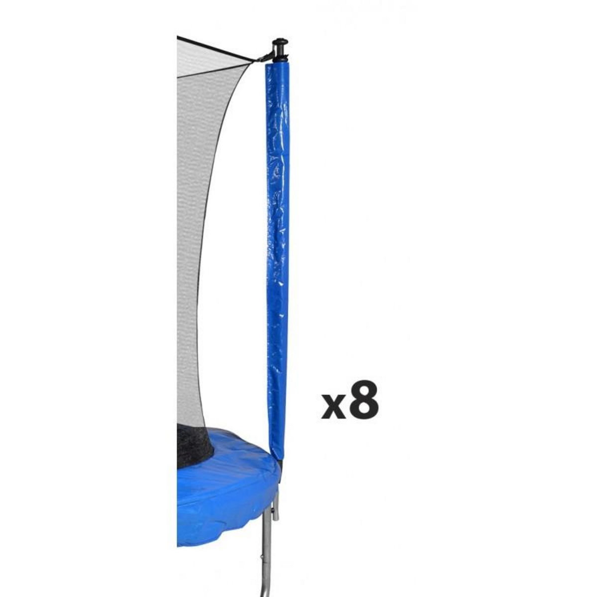 JUMP4FUN Protection pour perches de trampolines toutes tailles Pack de 8 Chaussettes universelles