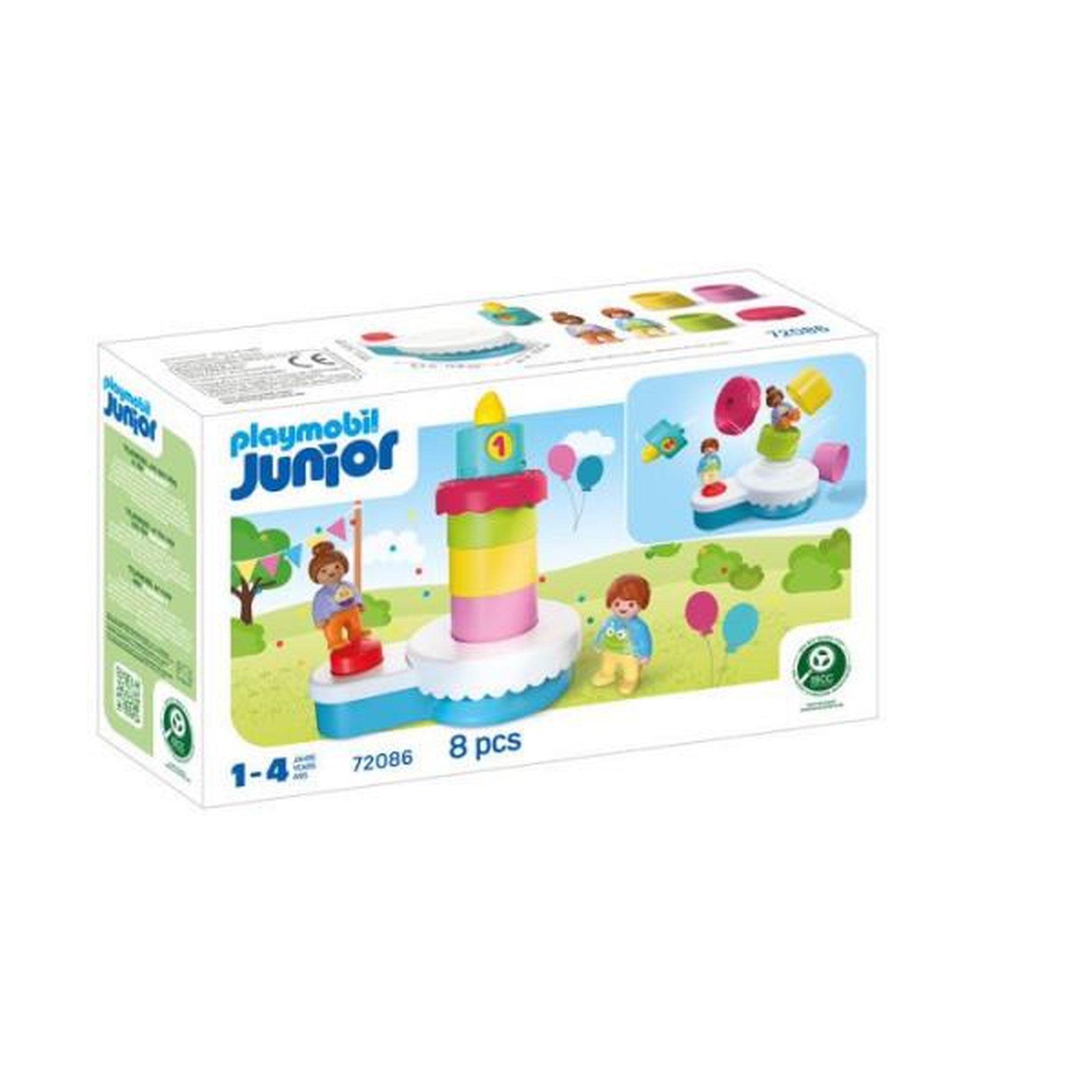 PLAYMOBIL PLAYMOBIL Junior 72086 Gâteau d'anniversaire