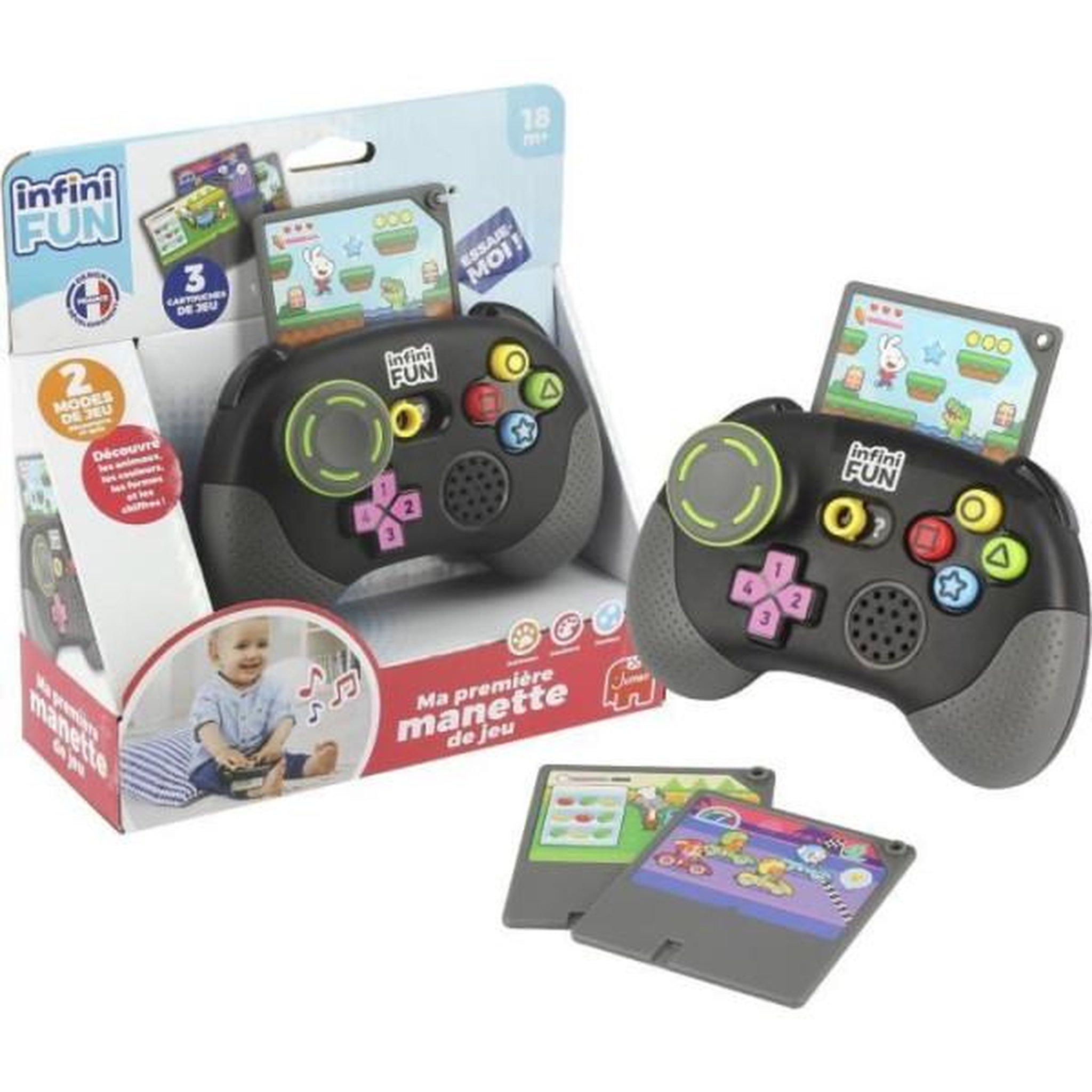 Voir la diapositive 6 : INFINIFUN Ma premiere manette de jeux video - INFINI FUN - Des 18 mois
