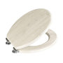 Voir la diapositive 2 : Wenko Abattant WC en MDF design bois chêne - Gris