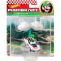 MATTEL Véhicule Hot Wheels - Mario Kart avec son aile - Luigi