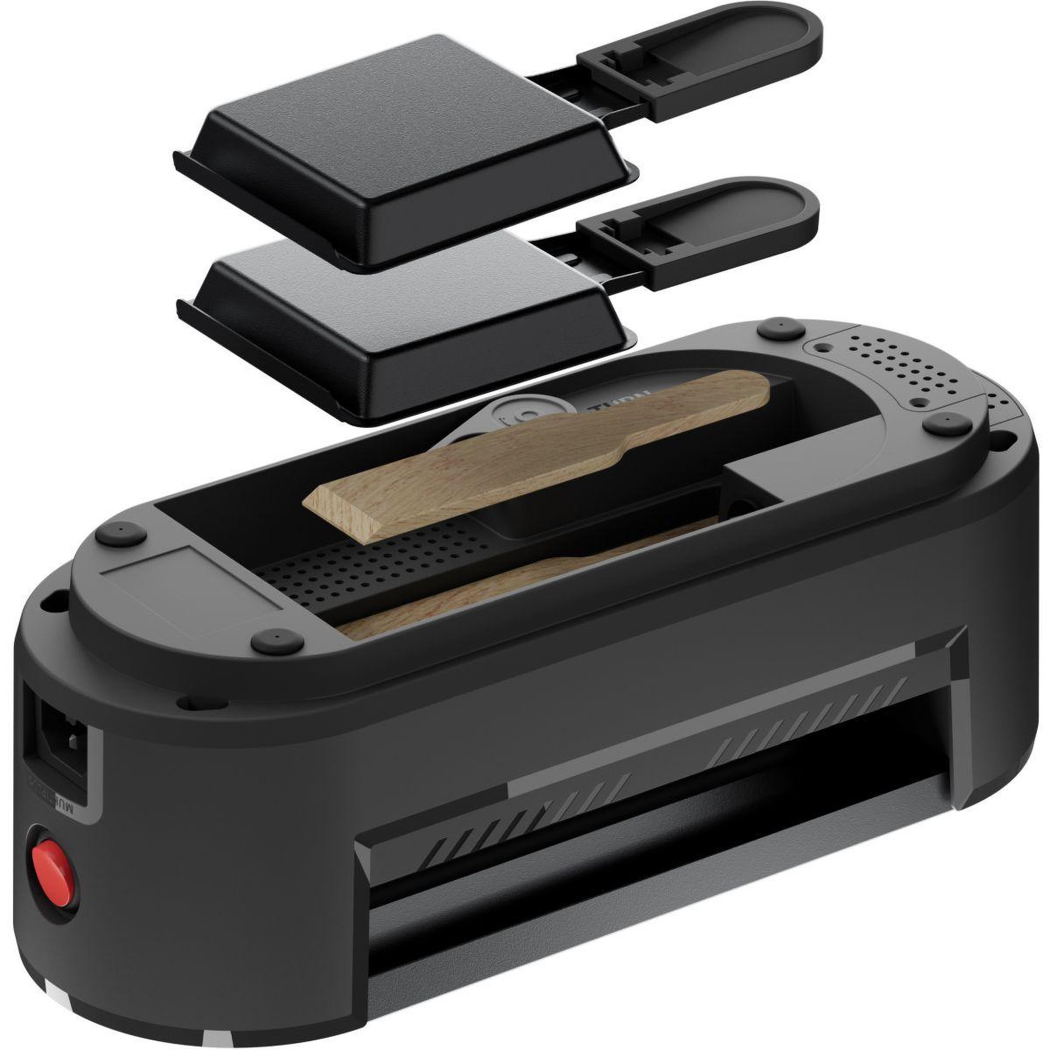 Voir la diapositive 2 : ESSENTIEL B Raclette ERMD4 Multiplug Noire