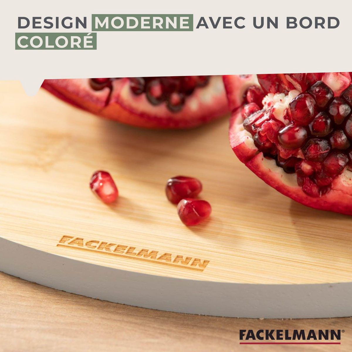 Fackelmann Planche à découper en bambou 24 x 24 cm Fackelmann Balance