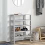 Voir la diapositive 3 : VIDAXL Étagère à chaussures sonoma gris 61x32x87,5 cm bois ingénierie