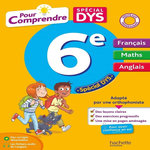 POUR COMPRENDRE FRANCAIS - MATHS - ANGLAIS 6E [ADAPTE AUX DYS], Viron Valérie