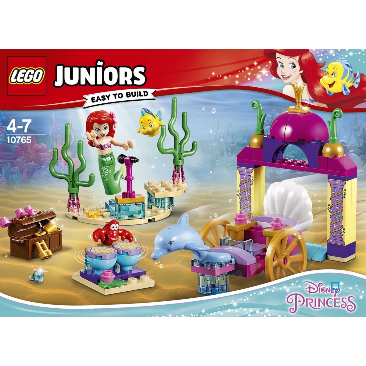 LEGO 10765 Juniors Disney Princess Le concert sous-marin d'Ariel 