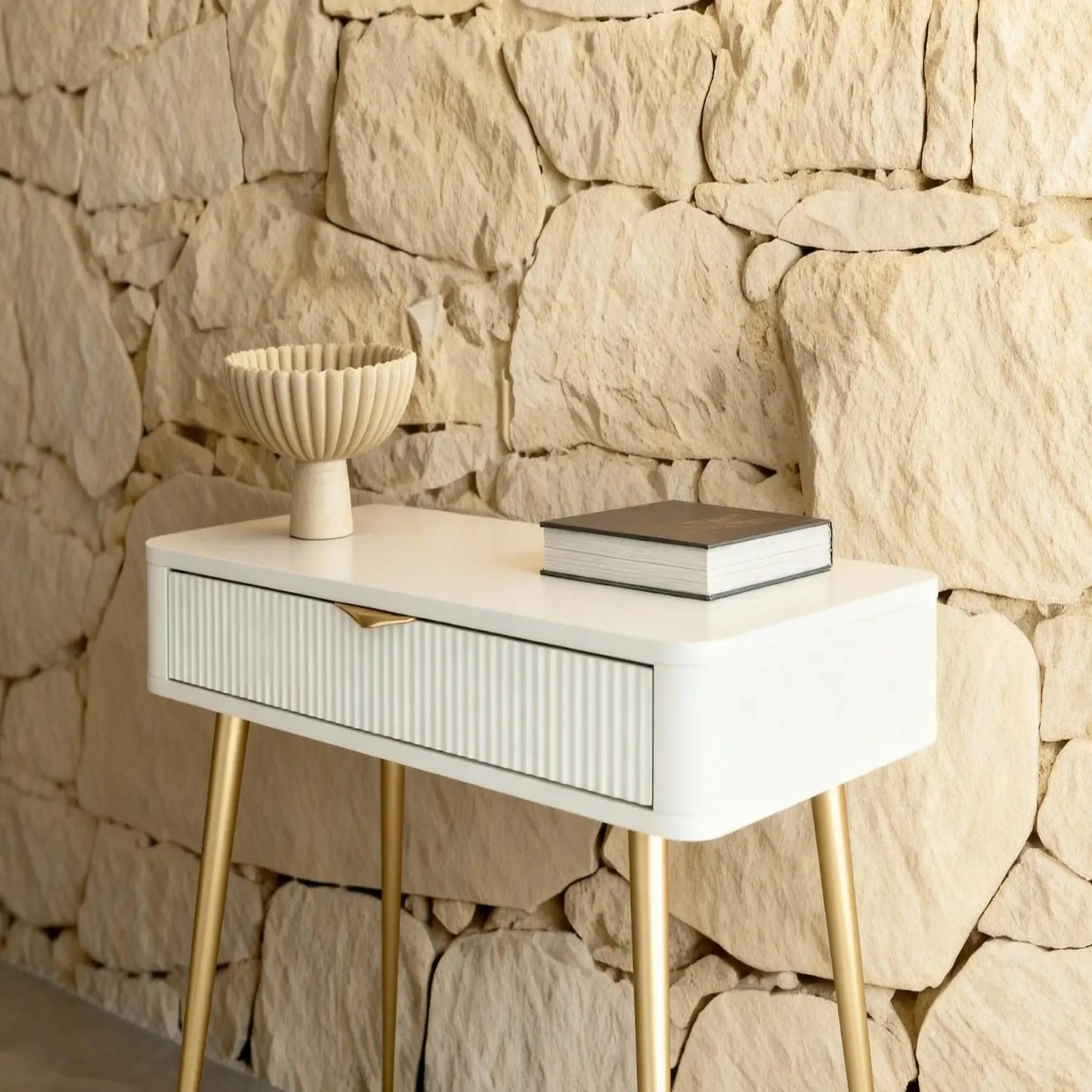 Voir la diapositive 3 : CASANOVA PARIS Joudy - bureau 100cmeffet rainuré