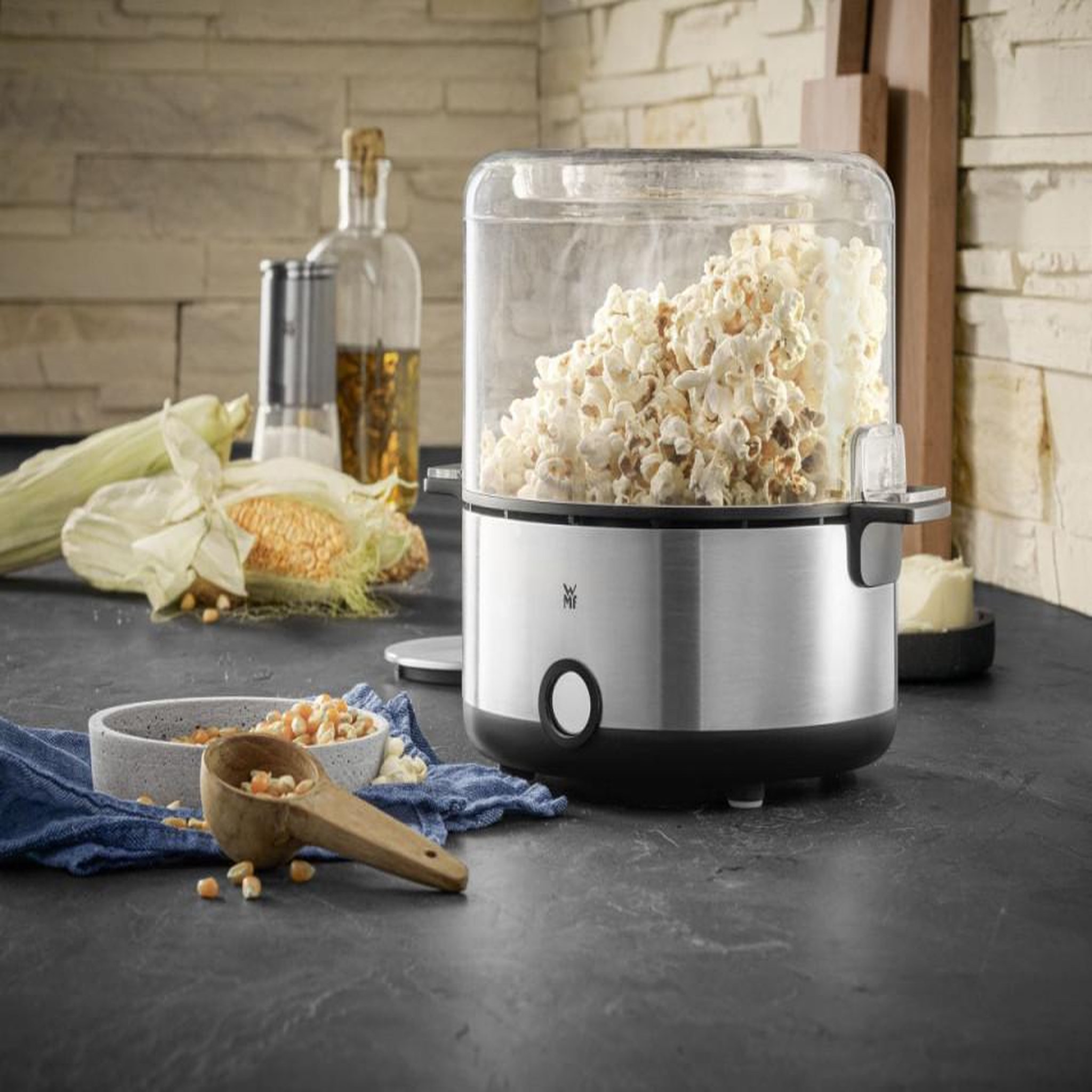 Voir la diapositive 5 : WMF Appareil à pop-corn 250w inox - 415470011