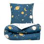 Voir la diapositive 2 : FUTURE HOME Parure de lit enfant astronaute réversible 140x200cm