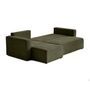Voir la diapositive 3 : BEST MOBILIER Topaze - canapé d'angle réversible - 4 places - convertible avec coffre - en velours côtelé plat