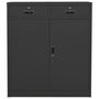 Voir la diapositive 2 : VIDAXL Armoire de bureau Anthracite 90x40x102 cm Acier