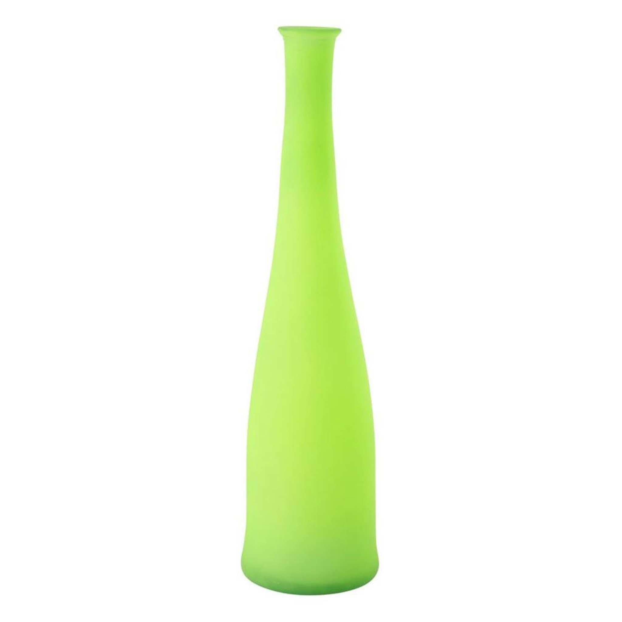 J-LINE Vase bouteille en verre  neon  80cm vert